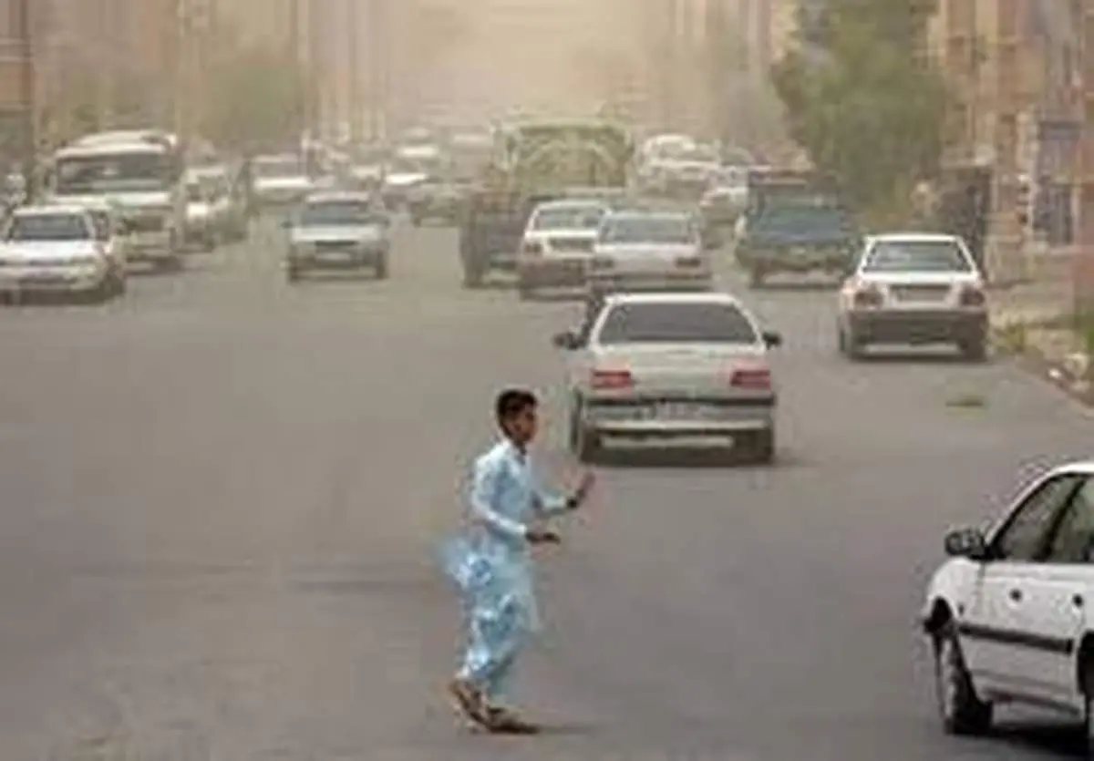 سرعت وزش باد در زاهدان به ۱۰۰ کیلومتر بر ساعت می‌رسد