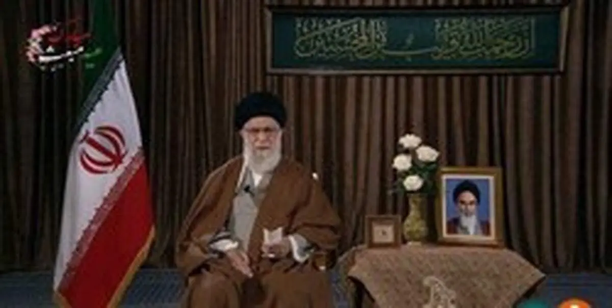 ترجمه آیه نمایش داده شده هنگام سخنان رهبر انقلاب