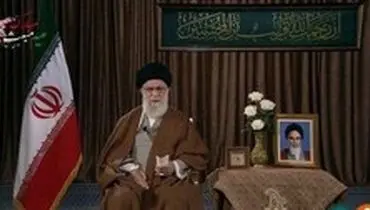 ترجمه آیه نمایش داده شده هنگام سخنان رهبر انقلاب
