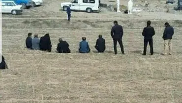 تصویری از دفن یک قربانی مبتلا به کرونا