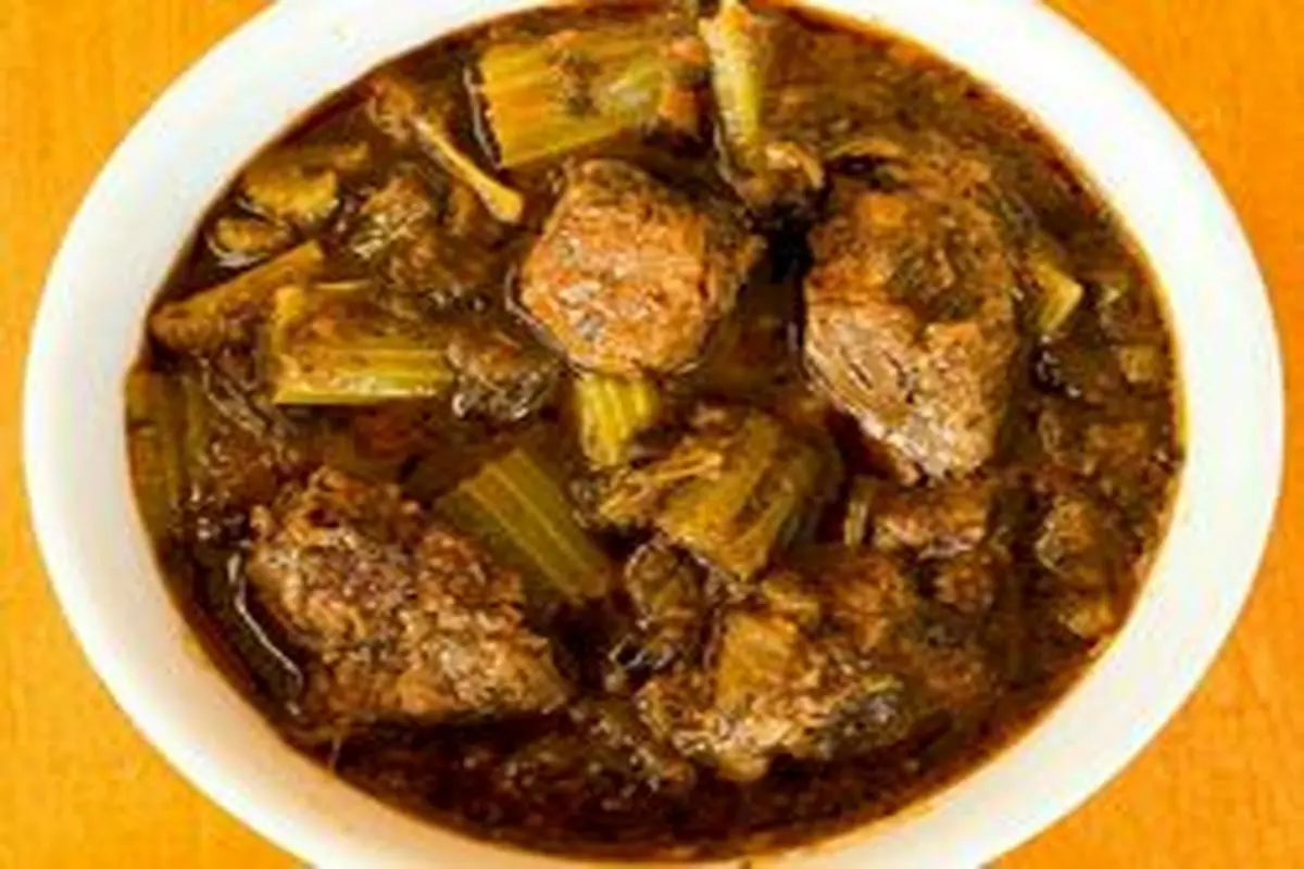 طرز تهیه یک خورشت کرفس متفاوت