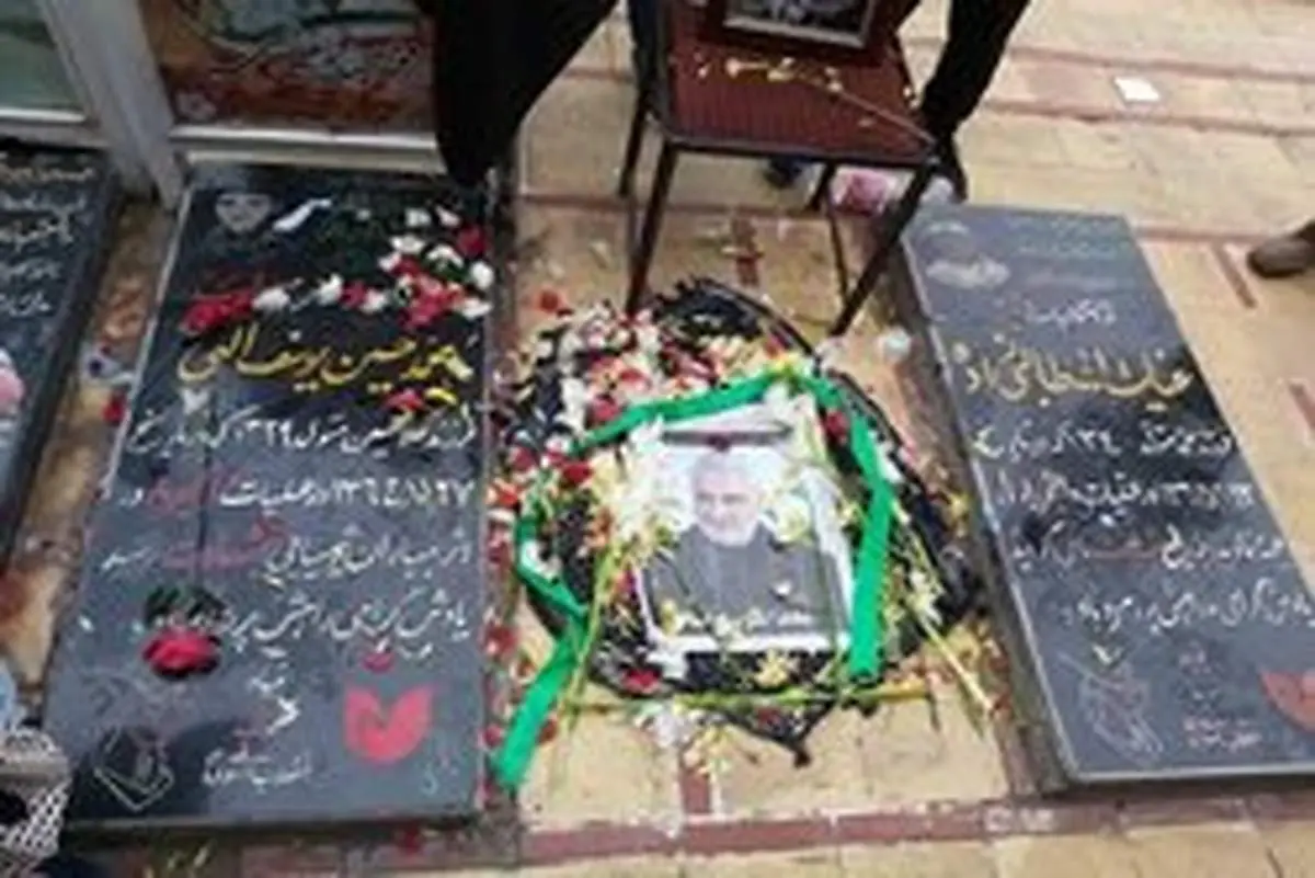 آرزوی پزشک بهبود یافته از کرونا برای زیارت مرقد شهید سلیمانی + عکس