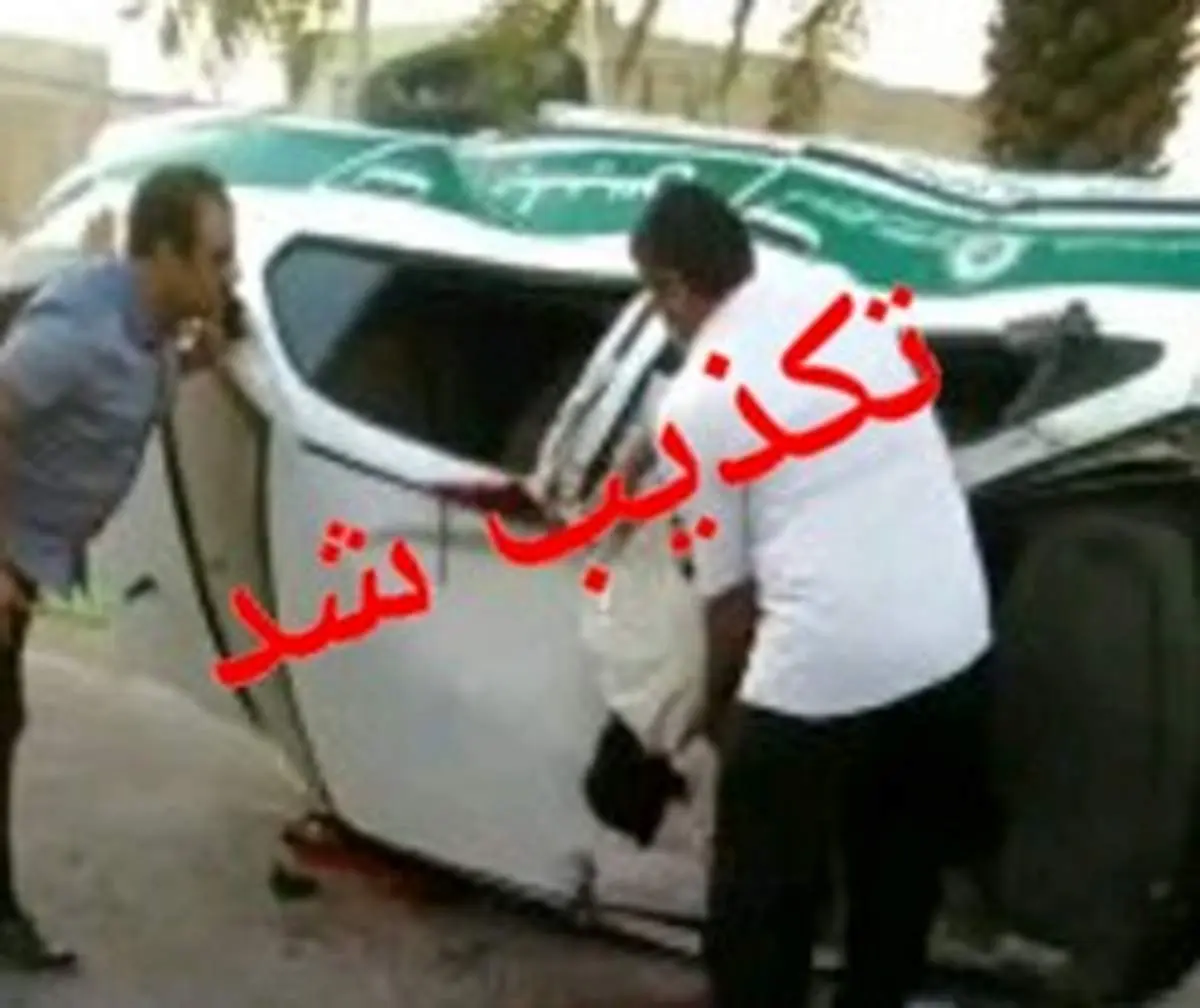 تکذیب واژگونی خودرو انتظامی و شهادت یک مامور در گلوگاه