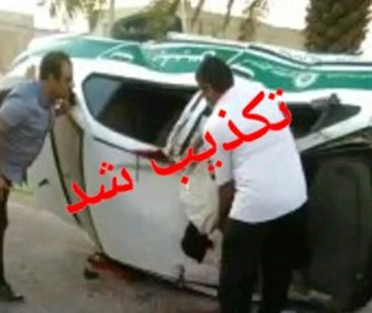 تکذیب واژگونی خودرو انتظامی و شهادت یک مامور در گلوگاه