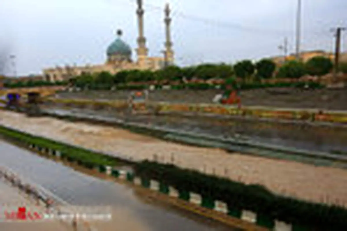 سیلاب و آبگرفتگی در قم