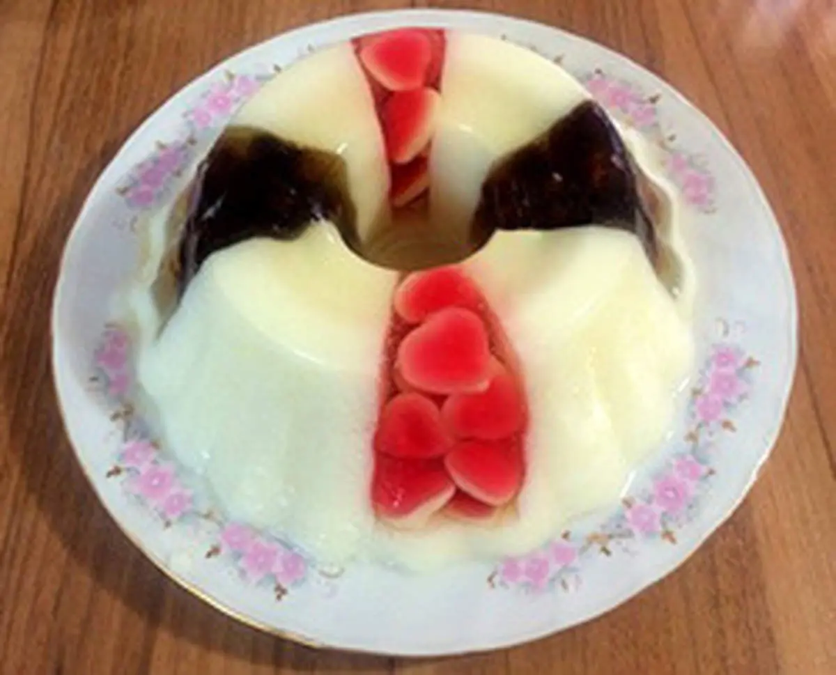 ژله ویترینی، یک دسر شیک