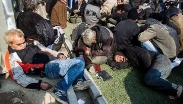جمع آوری معتادان متجاهر از دوشنبه