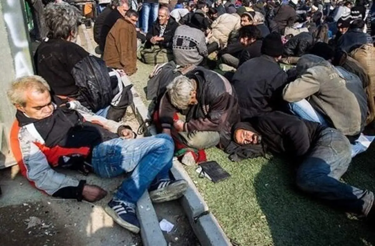 جمع آوری معتادان متجاهر از دوشنبه