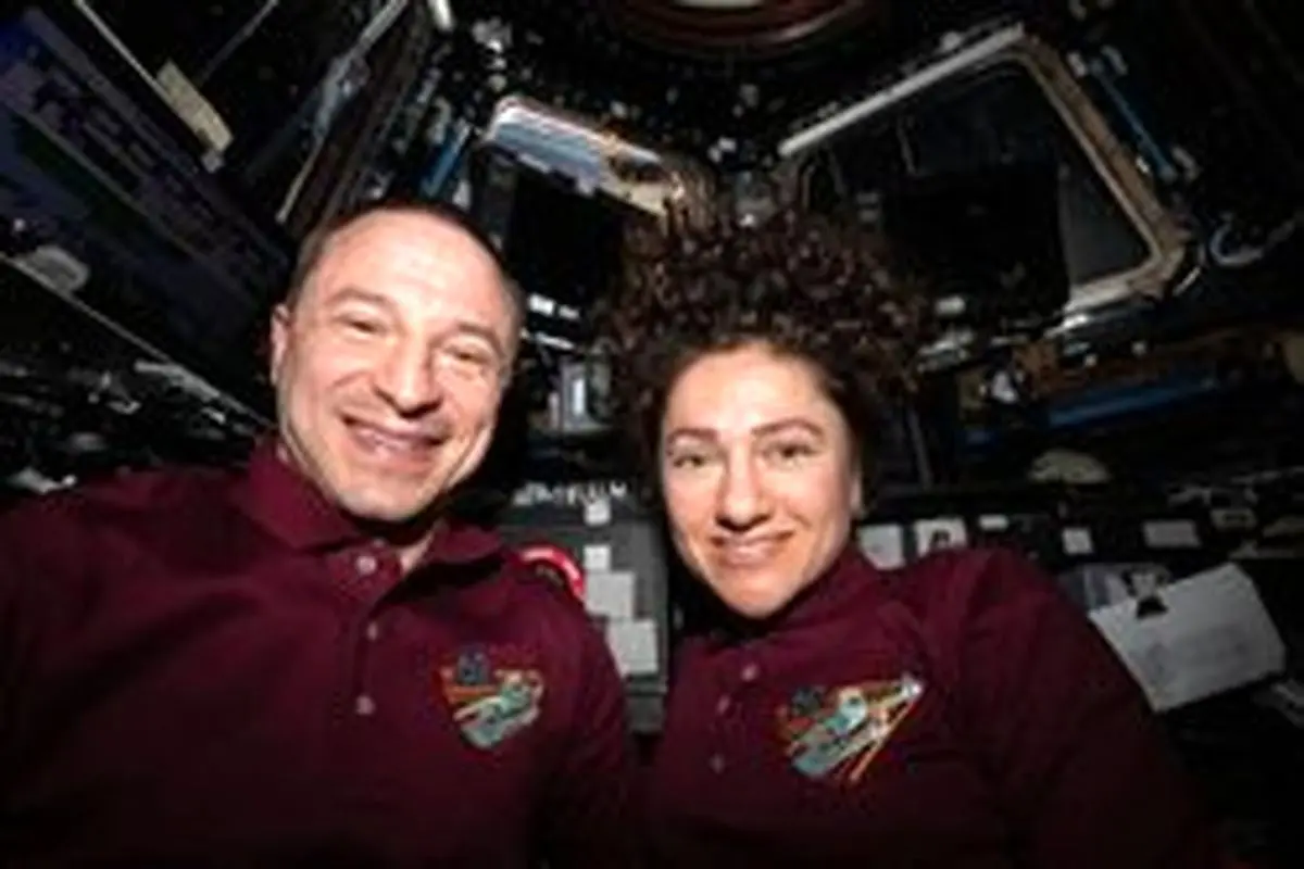 بازگشت دو تن از فضانوردان ایستگاه فضایی بین‌المللی به زمین