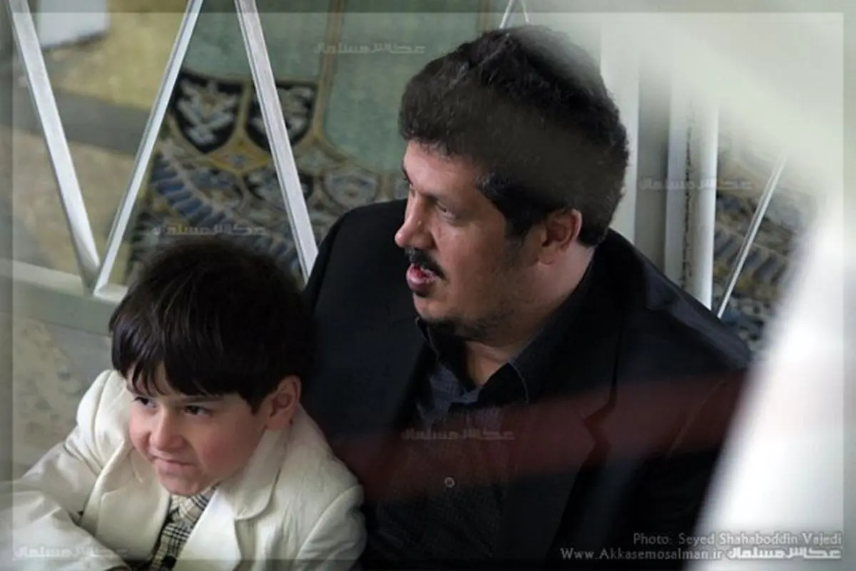 عكس:مهدي هاشمي رفسنجاني و پسرش
