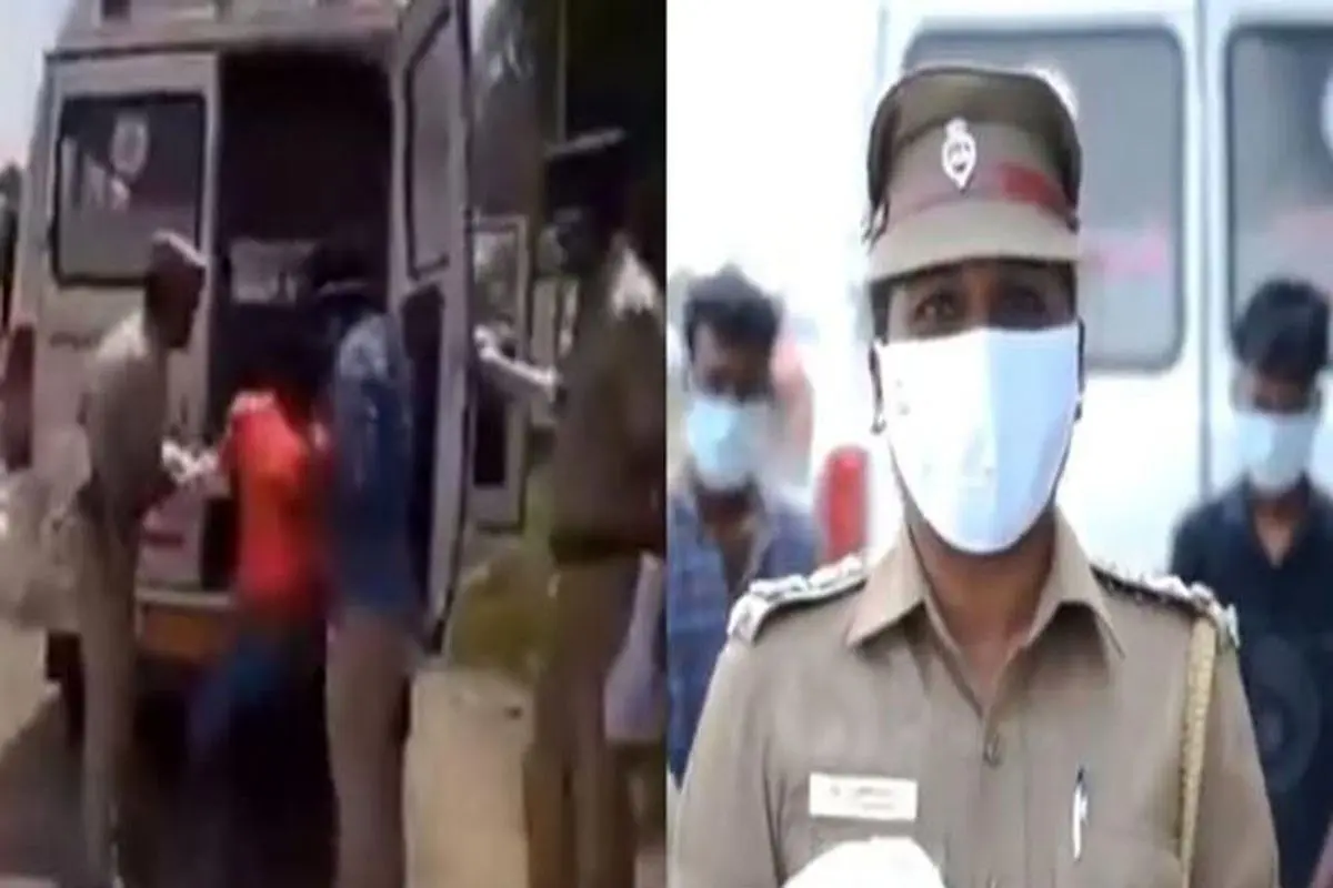 مجازات خنده دار پلیس هند برای اجبار افراد به رعایت قرنطینه+فیلم