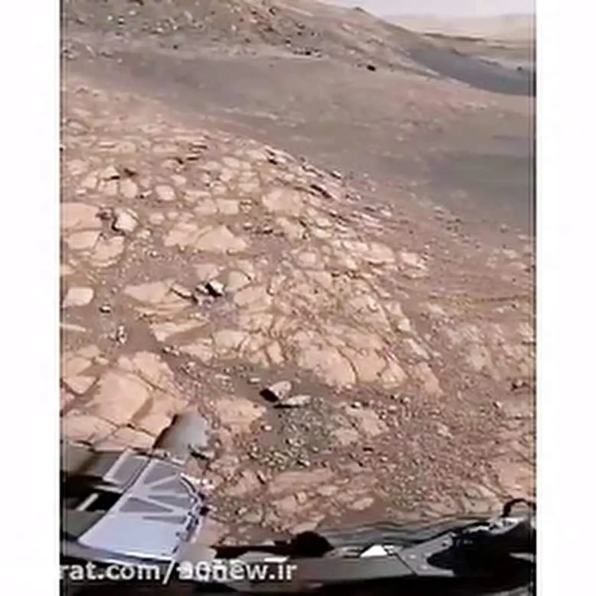 تصویر کاملا واضح مریخ‌نورد ناسا از سطح مریخ + فیلم