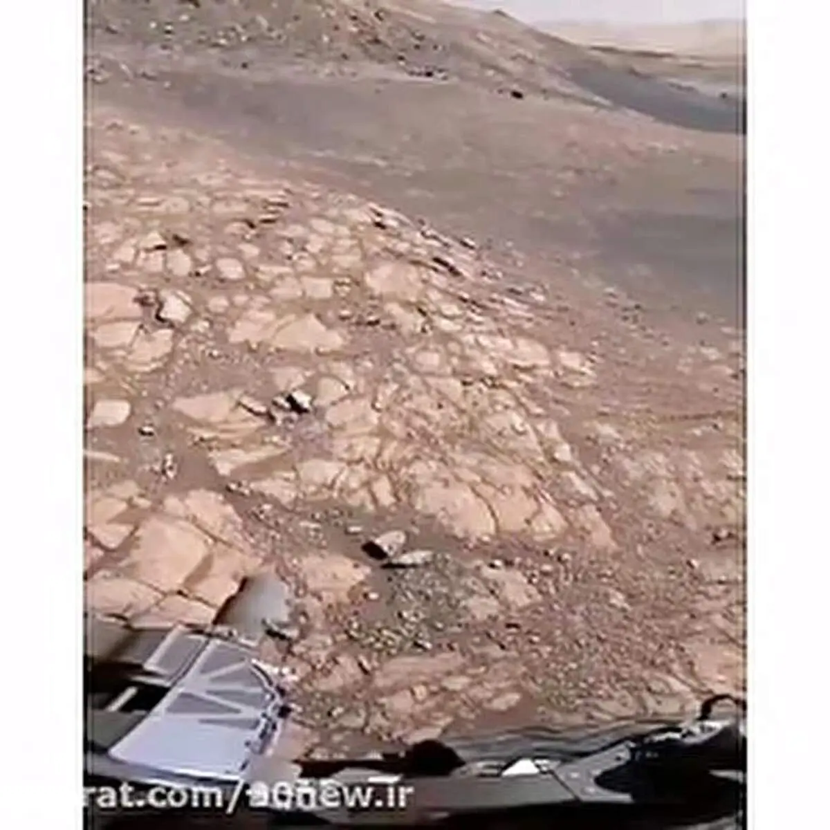 تصویر کاملا واضح مریخ‌نورد ناسا از سطح مریخ + فیلم
