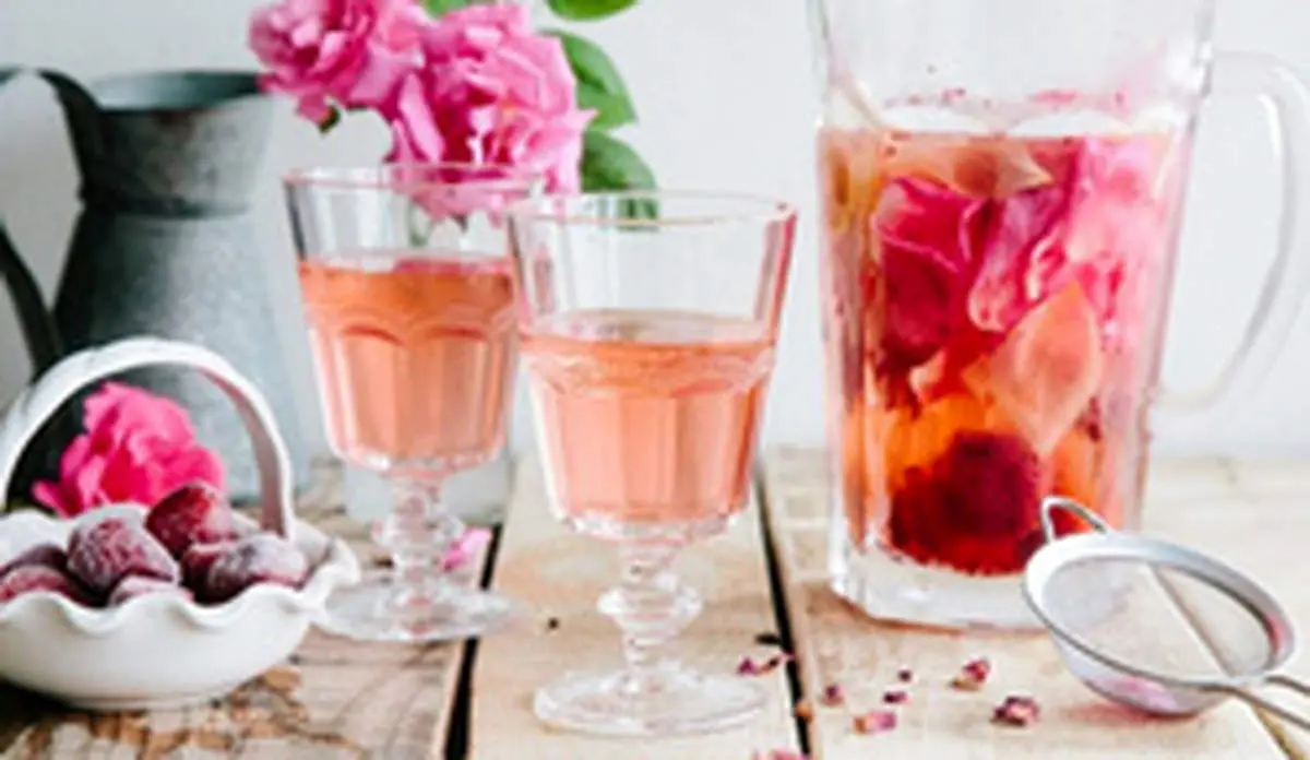 طرزتهیه شربت گل محمدی