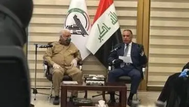 دیدار الکاظمی و رئیس حشد شعبی عراق