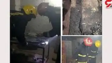 زنده زنده سوختن مرد تبریزی + عکس محل حادثه