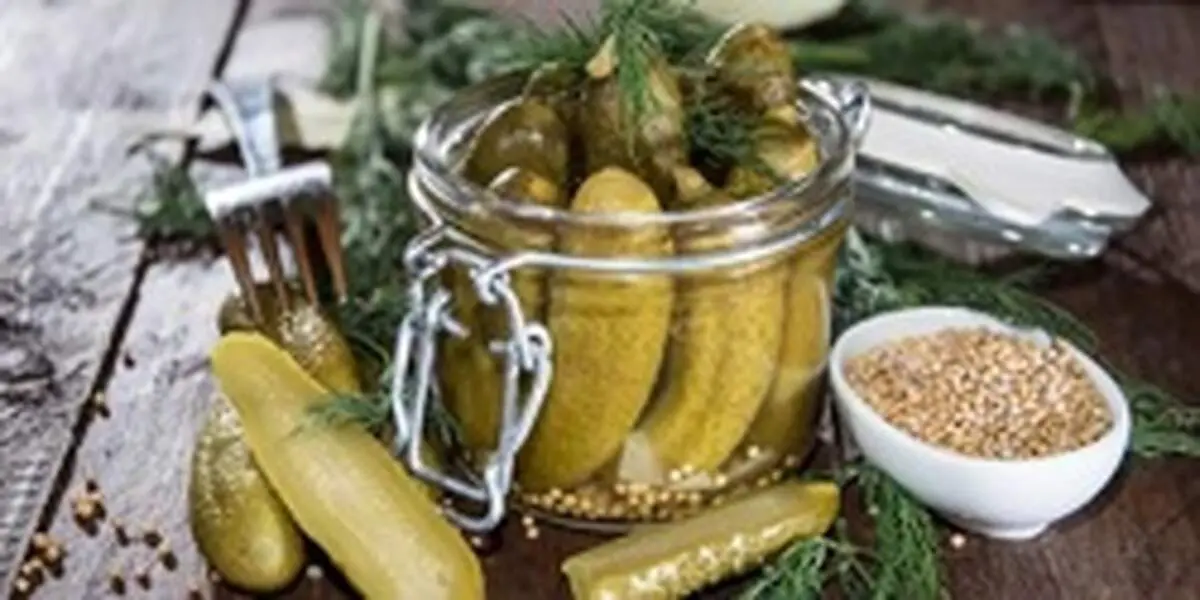 طرز تهیه خیار شور با تخم شوید