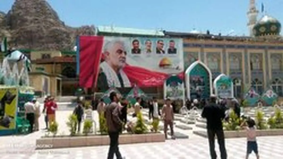 جدیدترین تصویر از مزار سردار سلیمانی؛ ۴ ماه بعد از شهادتش