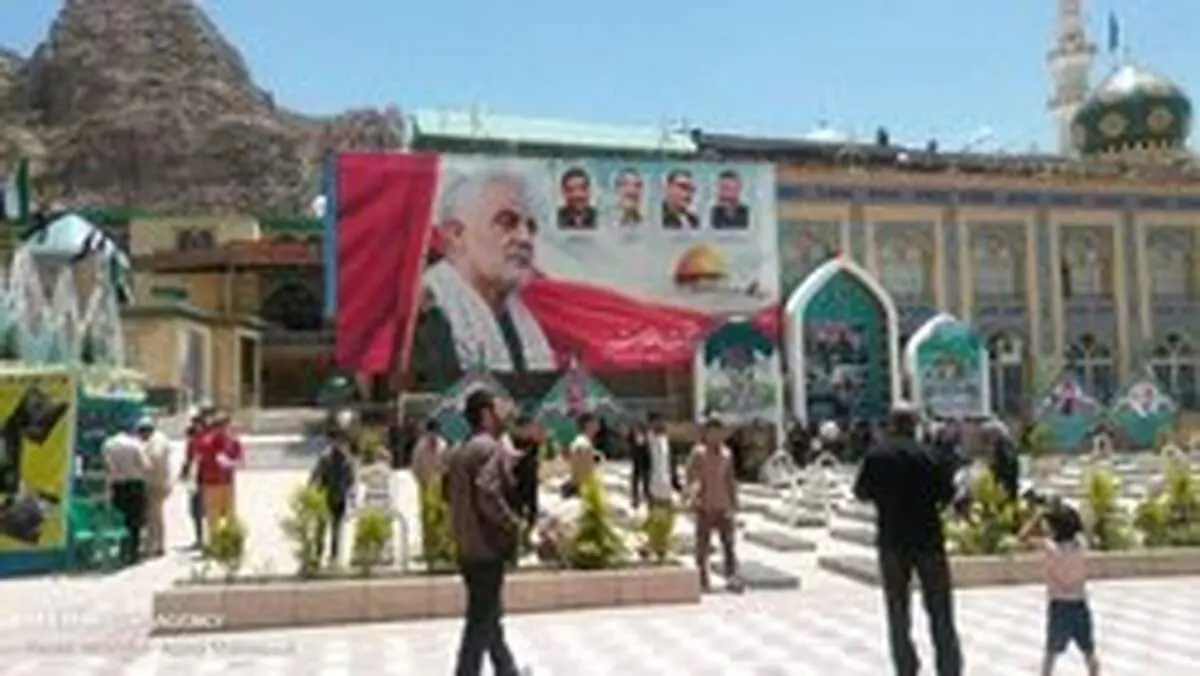 جدیدترین تصویر از مزار سردار سلیمانی؛ ۴ ماه بعد از شهادتش