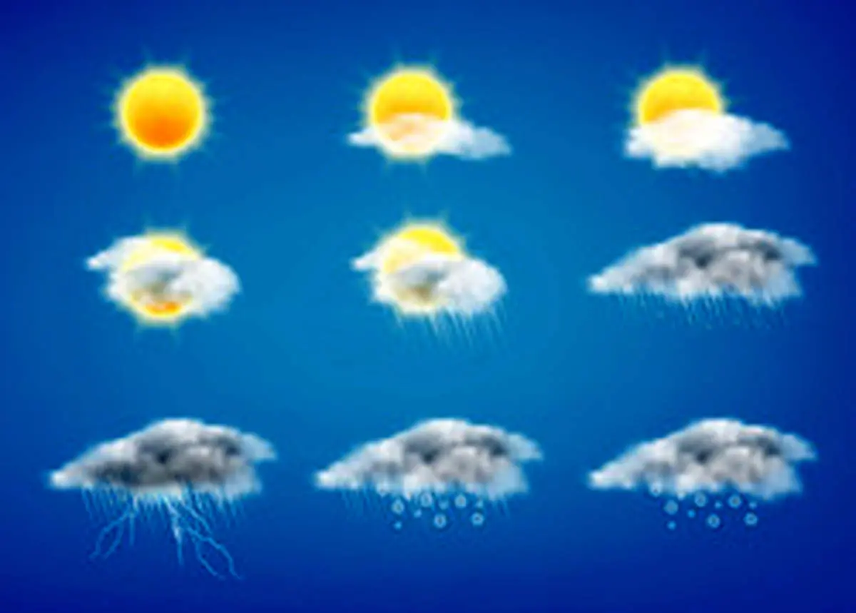 وضعیت آب و هوا در ۳ خرداد/ بارش باران در غرب سواحل شمال