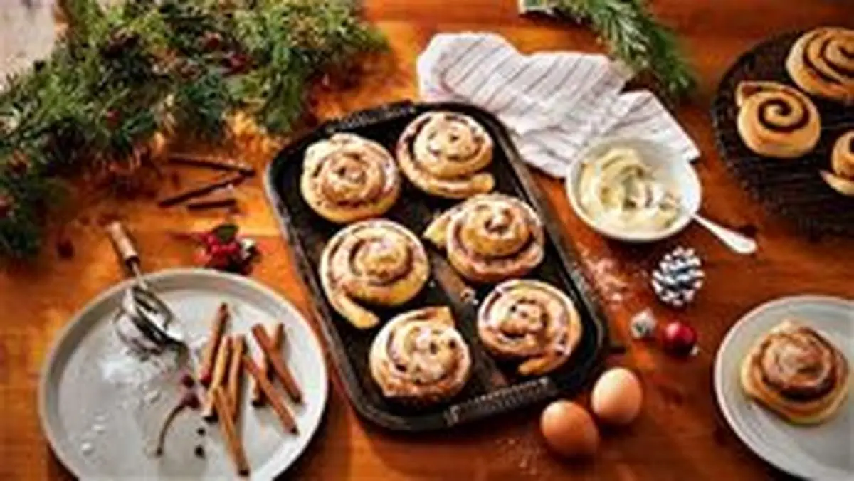طرز تهیه نان رول دارچینی