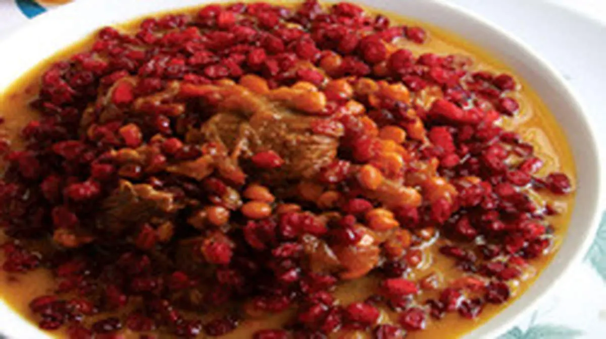 طرز تهیه خورشت زرشک، غذای محلی خوشمزه