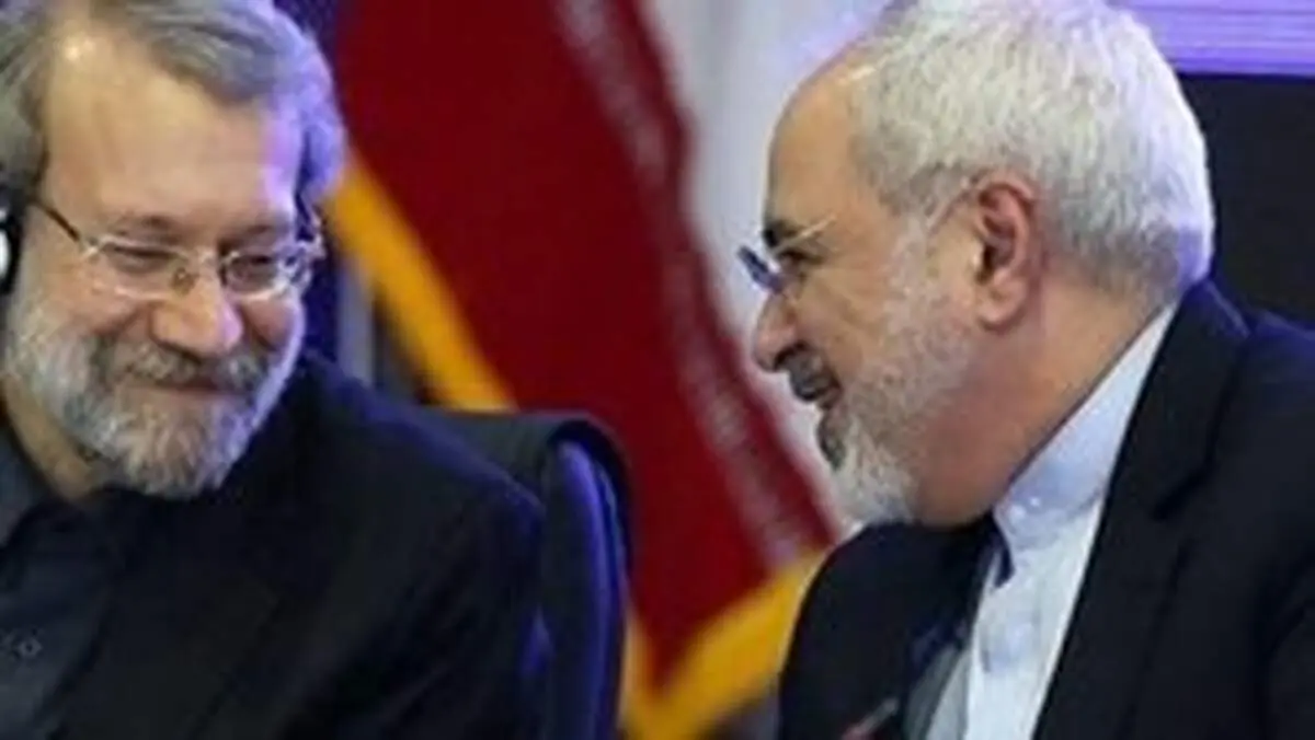 تقدیر و تشکر ظریف از علی لاریجانی