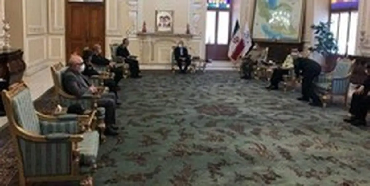 دیدار فرماندهان ارشد نیروهای مسلح با علی لاریجانی