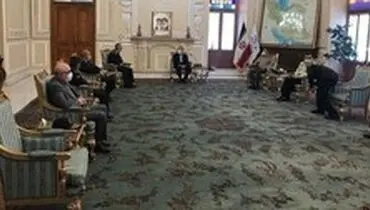 دیدار فرماندهان ارشد نیروهای مسلح با علی لاریجانی