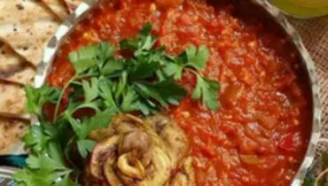 طرز تهیه خوراک گوجه مخصوص