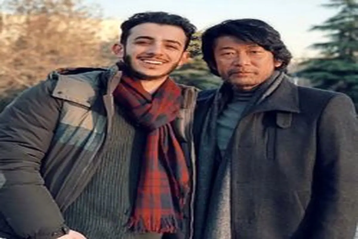 علی شادمان در کنار بازیگر مطرح ژاپنی