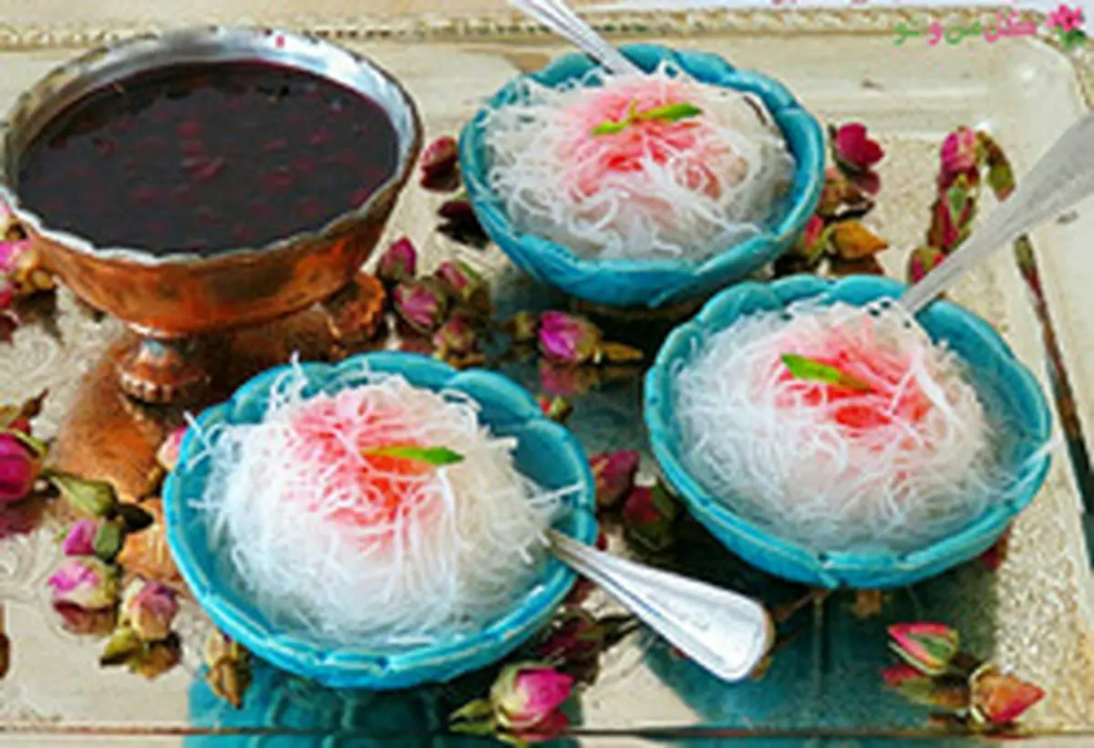 طرز تهیه فالوده شیرازی در منزل