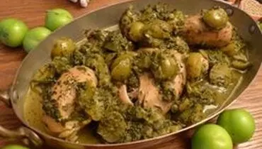 طرز تهیه خورشت گوجه ‌سبز