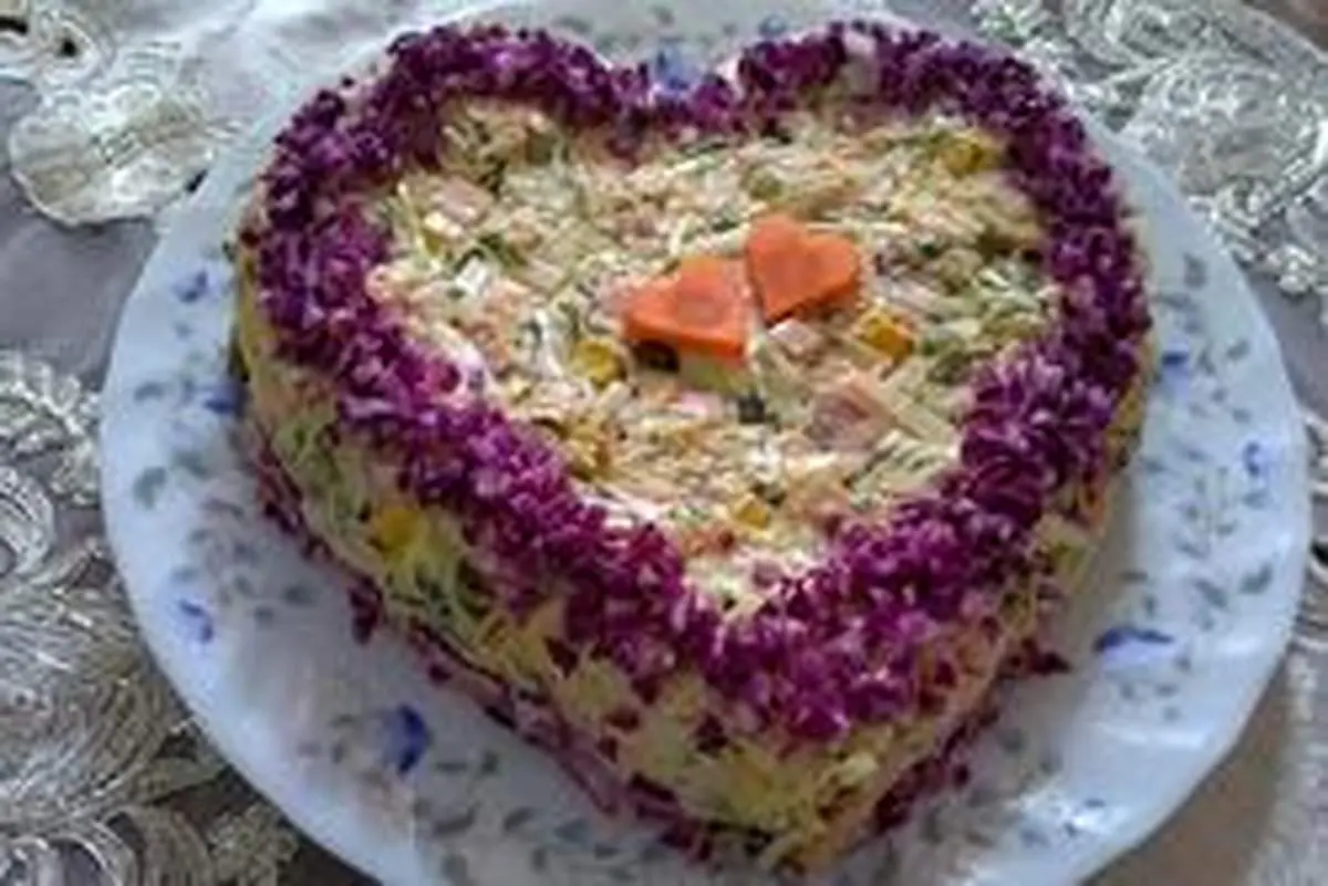 طرز تهیه سالاد قالبی برای مجالس و مهمانی