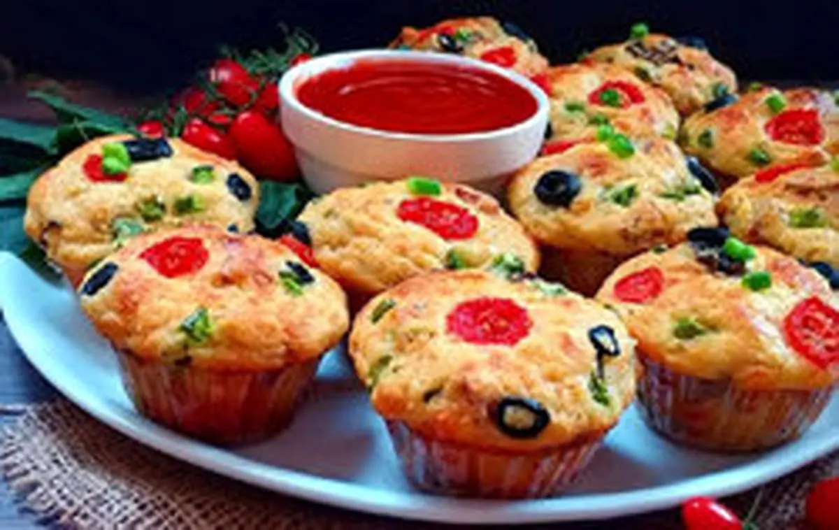 طرز تهیه مافین سوسیس و چدار تند