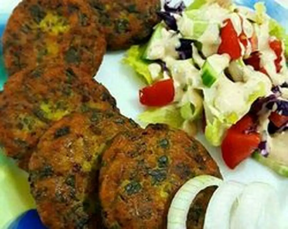 طرز تهیه کوکو حبوبات، شام گیاهی