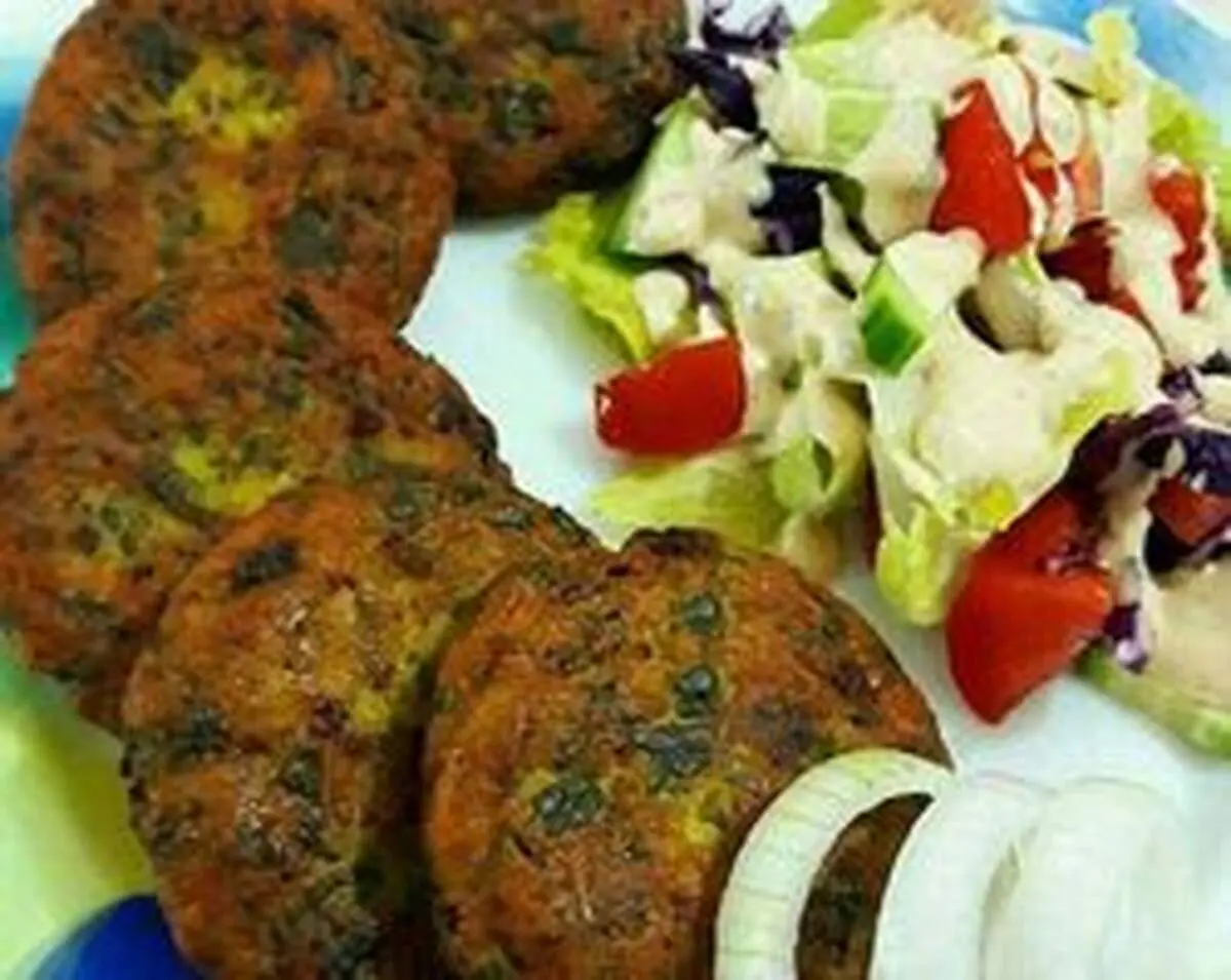 طرز تهیه کوکو حبوبات، شام گیاهی