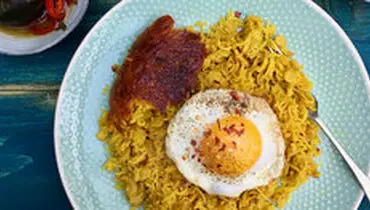 طرز تهیه دمپختک لپه باقالی زرد در خانه
