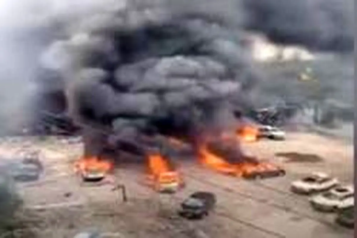 انفجار یک تانکر نفت در چین/ ۱۰ کشته و ۱۱۷ زخمی