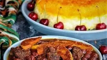 طرز تهیه خورش آلبالو با گوشت قرمز