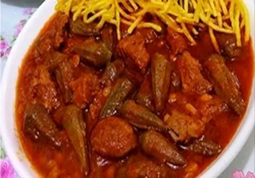 طرز تهیه خورش بامیه فوق العاده خوشمزه و مجلسی جنوبی