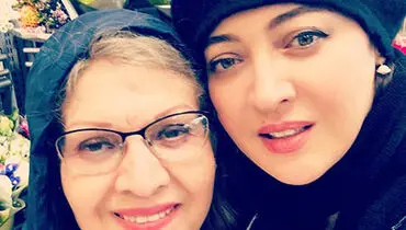 نیکی کریمی به همراه مادر جوانش+عکس