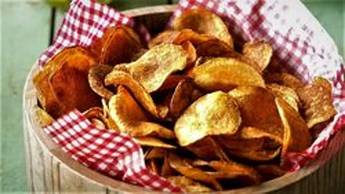 طرز تهیه چیپس خانگی در ماکروفر