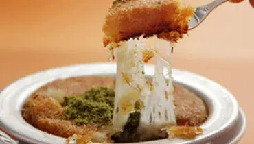 طرز تهیه کونوفه پنیری، دسر خاورمیانه‌ای