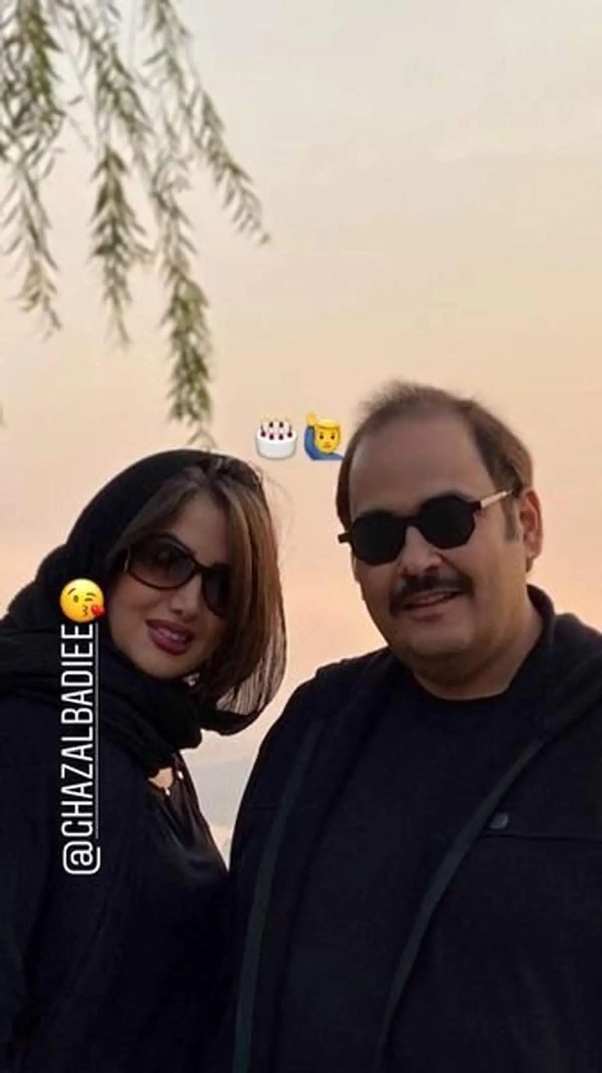 رضا داودنژاد و همسرش+عکس