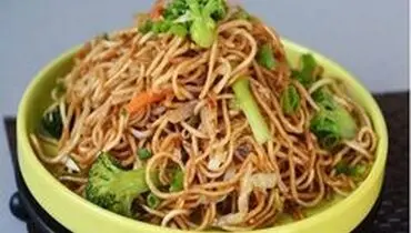 طرز تهیه سالاد نودل سبزیجات لذیذ