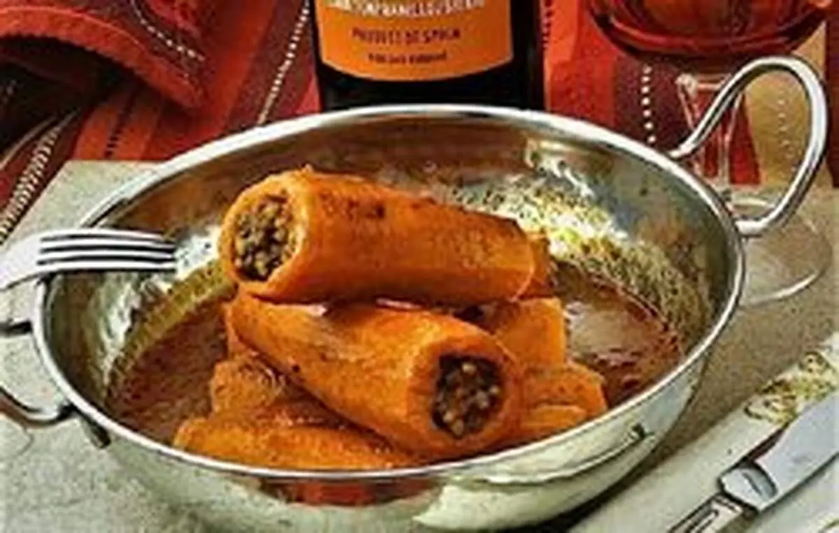 طرز تهیه دلمه هویج متفاوت با سس مخصوص