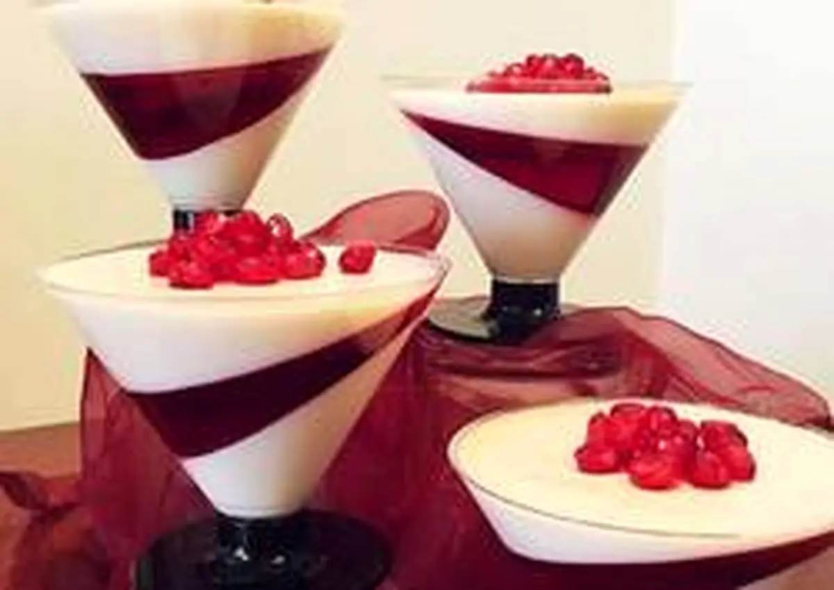طرز تهیه ژله مورب انار مجلسی و خوشمزه