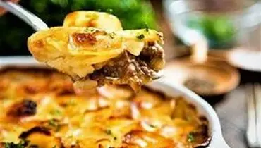 طرز تهیه سوفله سیب زمینی و گوشت