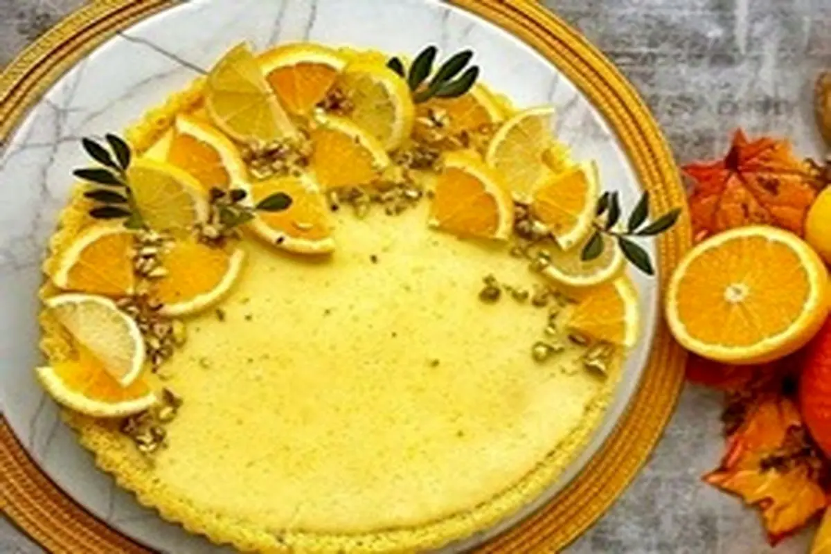 طرز تهیه کیک محلبی پرتقالی